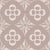 Large mauve peach brown geometric stars with circles in circles art deco style. Understated elegance with ornamental charm. The muted, elegant color palette lends a timeless and refined appearance. For modern interiors, textiles and wallpapers. Image