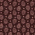 Chocolate Covered Strawberries Pink Line Art on Brown Image