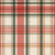 Christmas tartan in soft earthy colors with blush pink Image