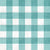 Faux Linen PRINTED Textured Gingham Ocean Image