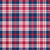 Red Blue and White Plaid Tartan Checkered American Pattern Image