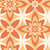 Groovy Retro Botanicals - Orange Tonal Refined Bohemian Dahlias - Jumbo - Flower Child Botanicals Image