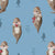 I Otter Love You - Otters Fish and Hearts - Light Blue Image