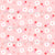 Daisy Valentine Floral Hearts Design On Rose Quartz Pink Image
