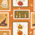 Halloween retro stamps Image