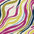 Modern Mid-Century Abstract Wavy Zebra Stripes in Festival Fuchsia and Green Envy Image