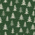 Christmas trees forest in cream on green Image
