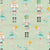 Whimsical Traditional Christmas Nutcracker and Ballerina in Sage Green, Candy Cane Collection by The Sewing Sailor Image