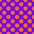 Polka dots orange on purple Image