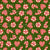 Peppermint Candy Gingerbread Cookies on Green Image