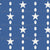 Patriotic Celebration Stars and Drops Stripes Blue Image