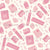 Pastels Pink and Cream Back to School Classroom Stationery Supplies Image