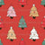Christmas Trees in Retro Red Image