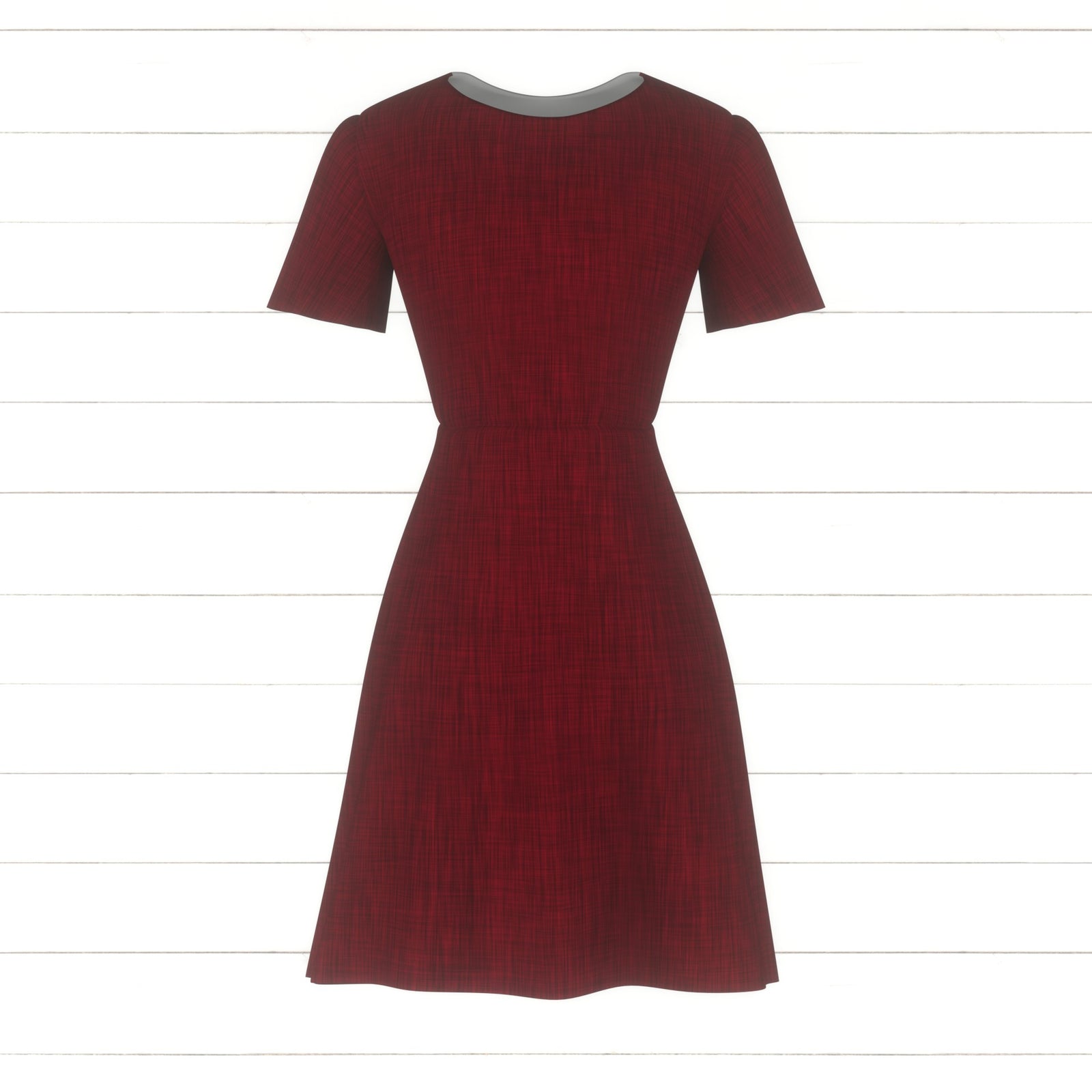 Cranberry - Textured Solid Coordinate