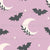 Bats and Moons on Purple _ Spooky Sweet Collection Image