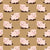 Cute Piglet, Piggies on Camel Brown Image