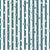 Classic Ticking Stripes in Teal Green Elevated with Charming, Uneven Cut-Out Hearts Image