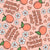 Just F'ing Peachy Sarcastic Sweary Floral Soft Peach Image