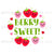 Berry Sweet Red and Pink Kawaii Strawberries Panel Image