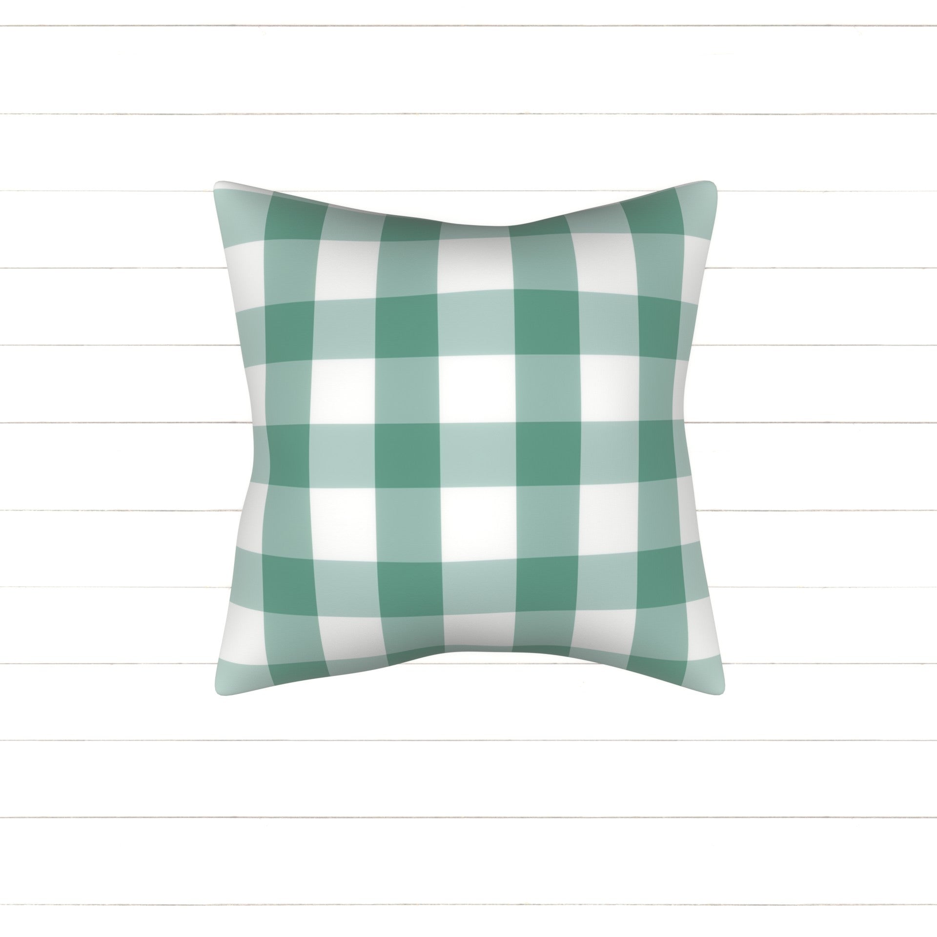 green gingham check Fabric, Raspberry Creek Fabrics