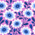 blue purple graphic florals Image