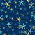 Fish Among The Stars Collection: Starfish on Blue Image