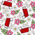 Asthma Inhalers and Grey Awareness Ribbons Red and Pink Floral Image