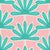 Mid Century Palm leaf pink Image