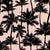 Palm trees by MirabellePrint / Black on blush Image