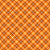 Autumn Orange and Brown Diagonal Plaid Colorful Chicken Party Coordinate Image