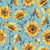 Sunflower bees by MirabellePrint / Turquoise Image