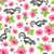 Sweet Little Skunks and Pink Flowers Little Stinker Collection Image