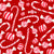 Peppermint Candy Canes on Red Image