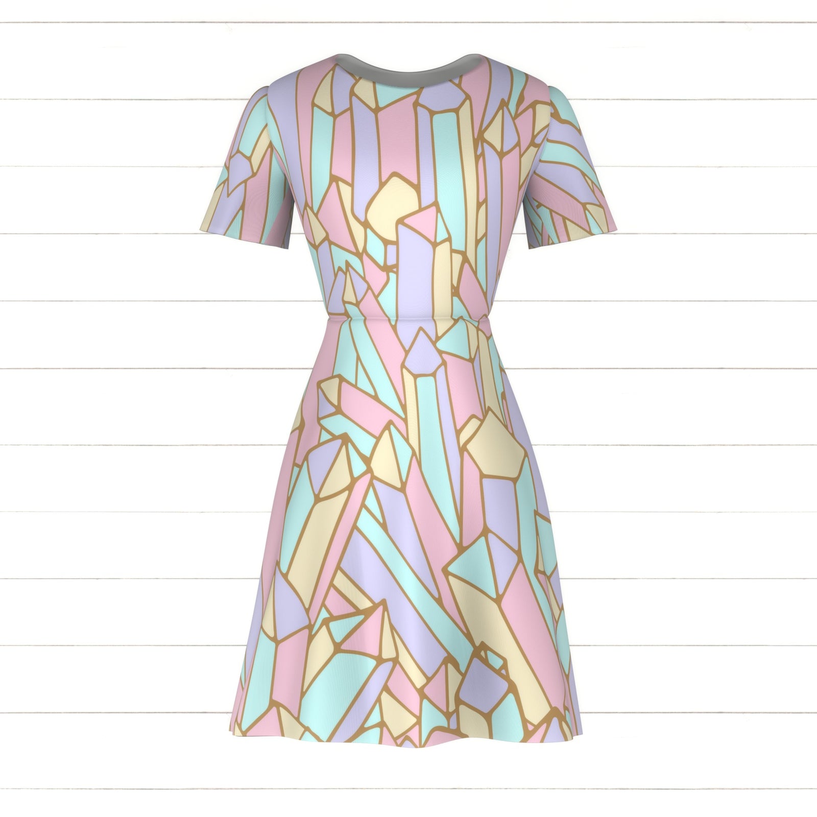 Magical Pastel Crystal Ice Gems - Pastel Pink Purple Yellow Blue - UnBlink Studio by Jackie Tahara