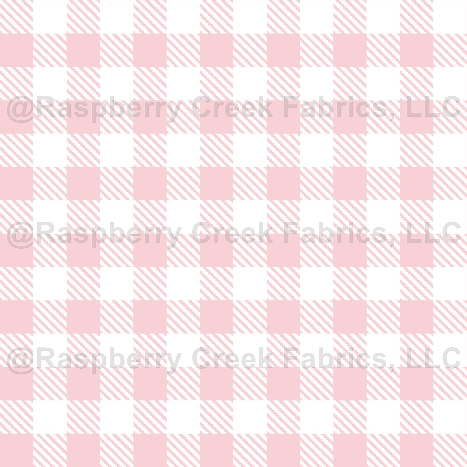 Cotton Candy Pink Gingham , Raspberry Creek Fabrics, watermarked