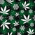 Marijuana Snowstorm Holiday Weed Christmas Pot and Snowflakes on Green Plaid Image