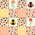 Love Bug Red Orange Yellow Ladybug Patchwork Image