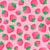 Summer Strawberries on Pink Image