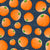 Juicy Oranges on Navy Image