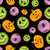 Frosted Halloween Cookies on Black Image