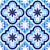 Blue Tile Patchwork Image