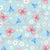 Pink and Blue Ribbon Pregnancy Infant Child Loss Awareness Butterflies and Flowers on Pale Blue Image