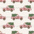 Retro Pink Trucks Groovy Christmas Collection Image