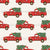 Retro Red Holiday Trucks Groovy Christmas Collection Image
