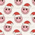 Retro Smiley Face Santas Groovy Christmas Collection Image