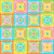 Granny Square Patchwork in Rainbow Candy Colors Image