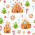 Gingerbread Land Holiday Cookies and Candy on White Image