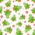 Frosted Christmas Tree Cookies and Peppermint Candies on White Image