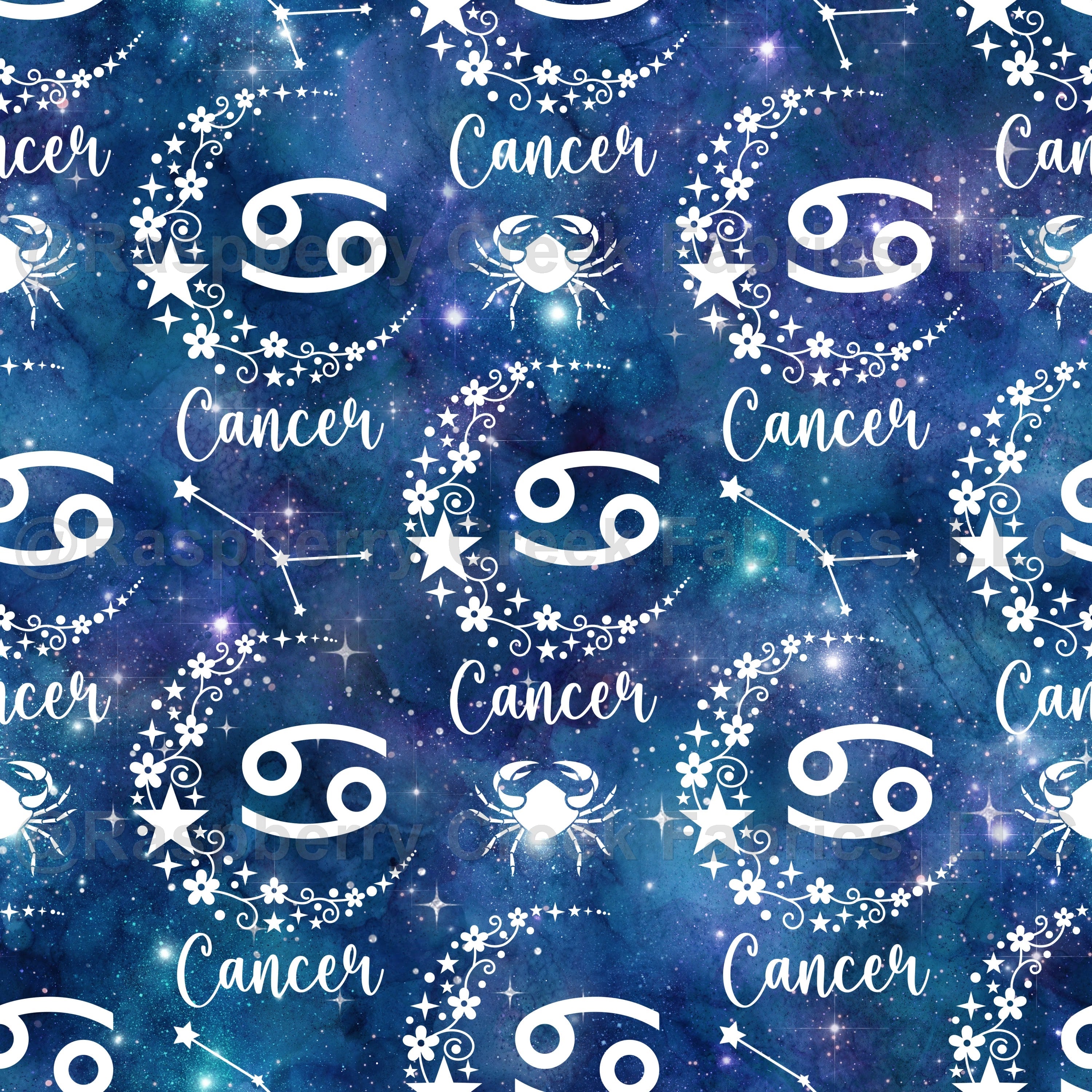 Canswer Sign Cancer zodiac pattern - Zodiacstock.com
