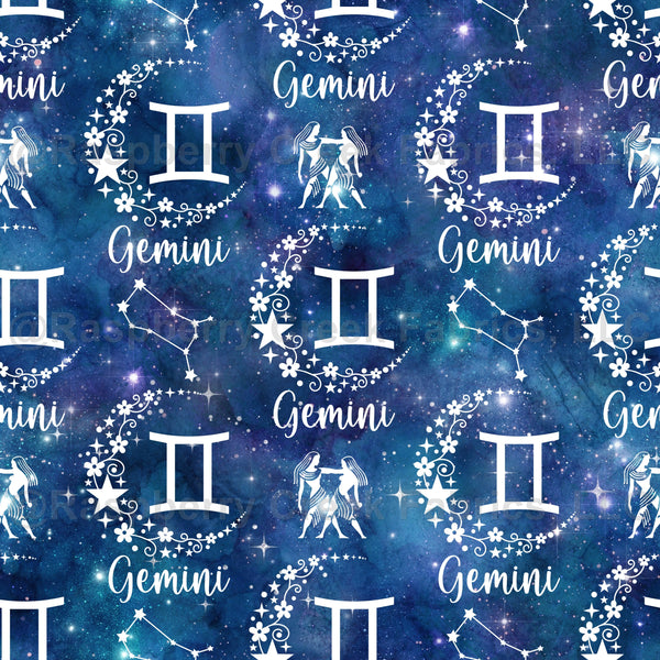 Gemini Zodiac Signs - Raspberry Creek Fabrics